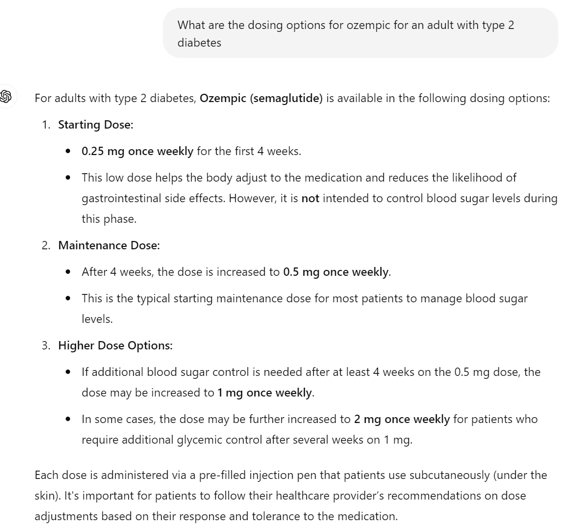 Ozempic effectiveness and results