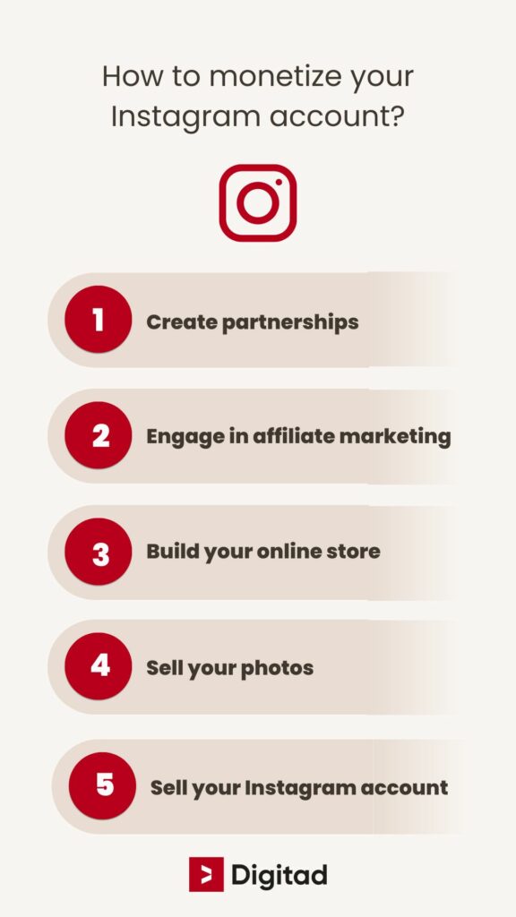 Monetizing Instagram Strategies