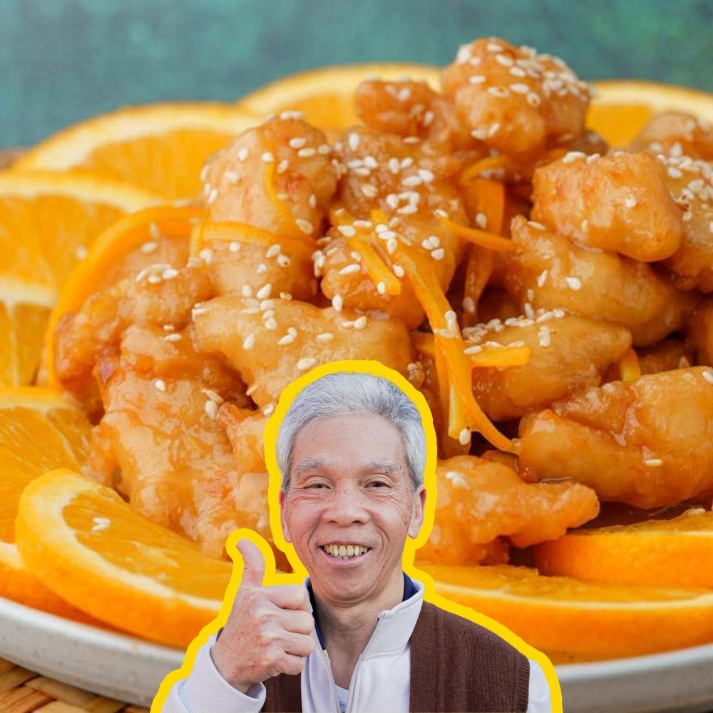 Delicious Orange Chicken Plated