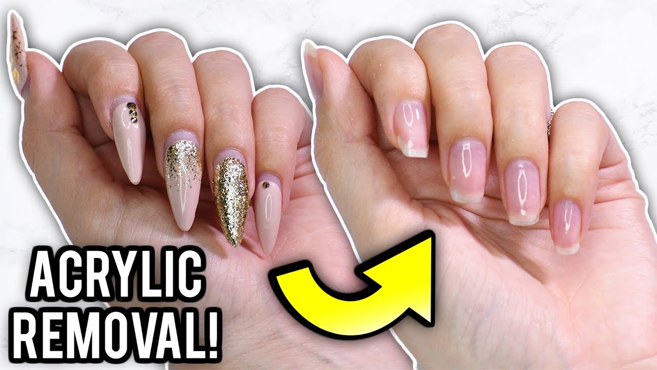 Removing Acrylic Nails at Home