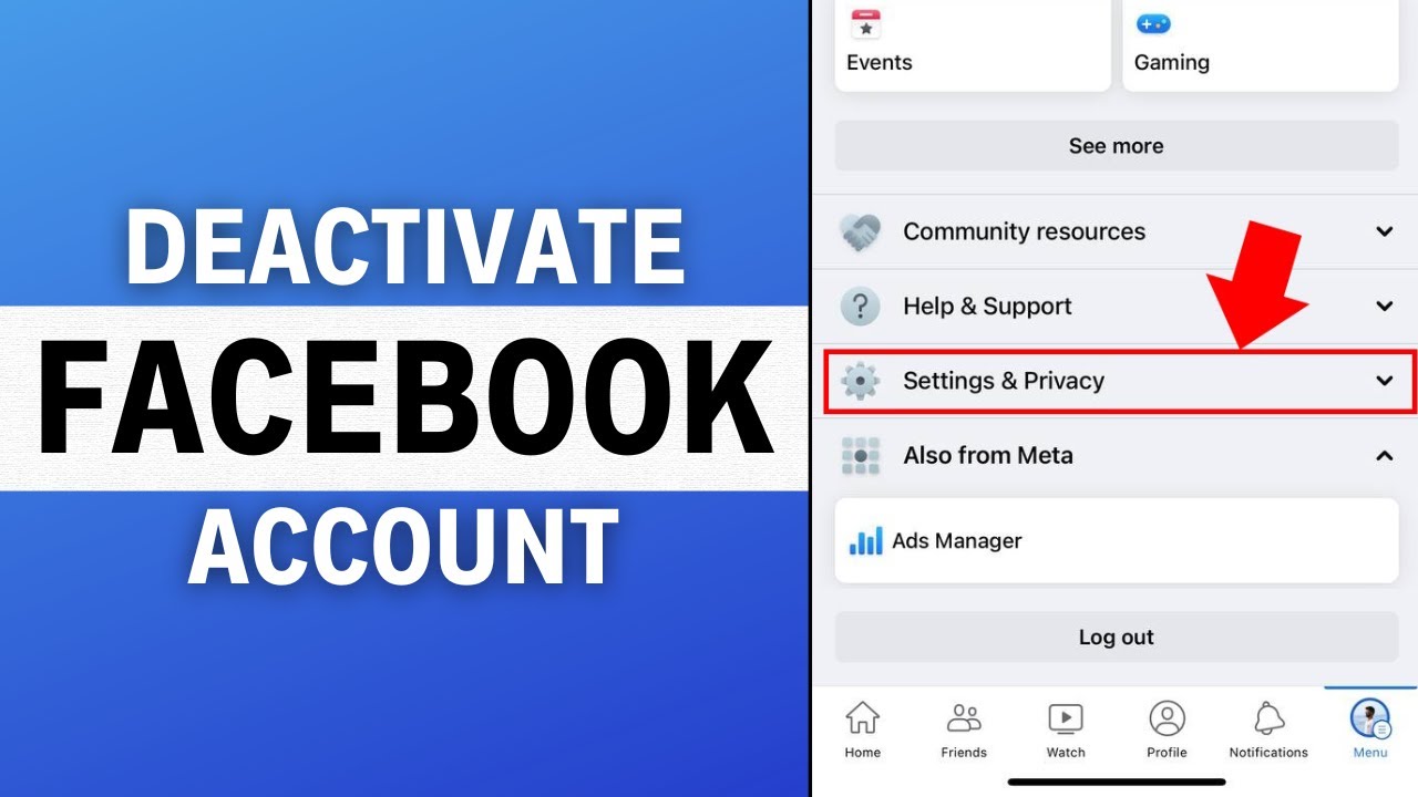 Guide to Deactivate Facebook