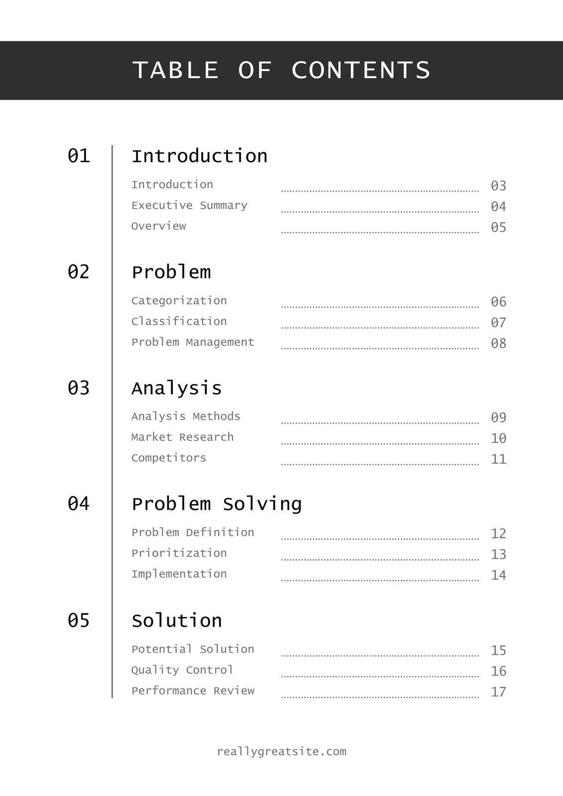 Creating a Table of Contents in Word