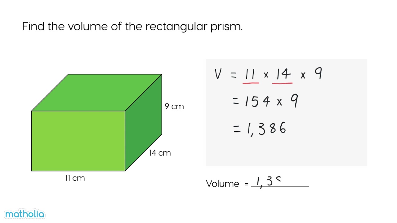 Volume of Rectangular Prism Example